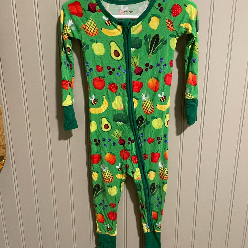 Little Sleepies Colorful Fruit Print Kids One Piece